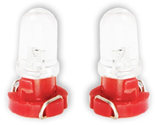 ΛΑΜΠΑΚΙΑ LED T3 12V LED 6.000K ΚΟΚΚΙΝΟ ΦΩΣ 8mm DGA - 2ΤΕΜ.