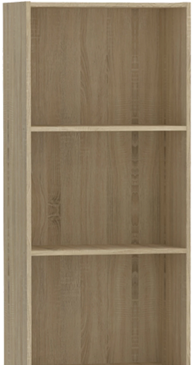 Βιβλιοθήκη Negan  sonoma μελαμίνης 57x33x180εκ