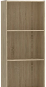 Βιβλιοθήκη Negan  sonoma μελαμίνης 57x33x180εκ