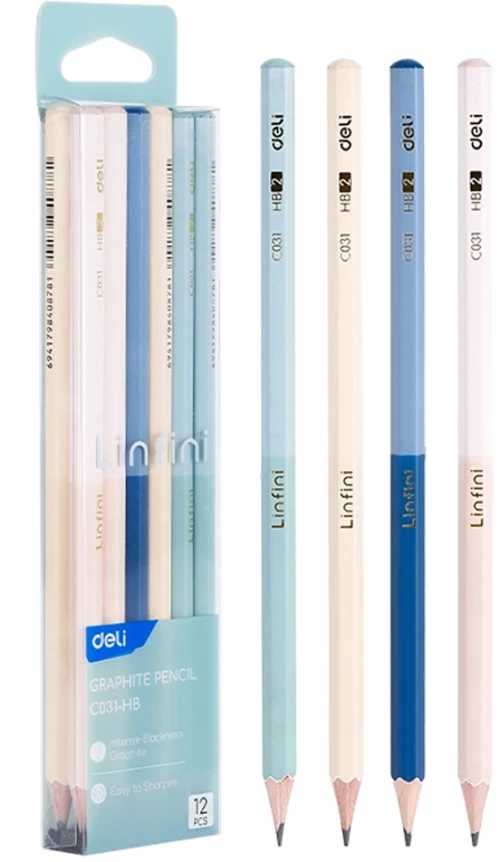 DELI ΜΟΛΥΒΙ ΕΞΑΓΩΝΟ ΗΒ EC031 12 τεμ. (#231.483399)