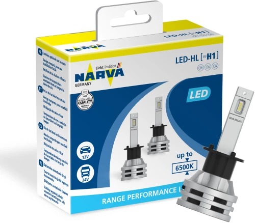 Narva Range Performance Led H1 6500K 12-24V 19W σετ 2τμχ 18057
