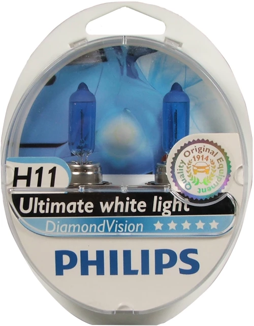 Λάμπες PHILIPS H11 12V 55W Diamond Vision 5000k Λάμπες PHILIPS H11 12V 55W Diamond Vision 5000k  12362DVS2