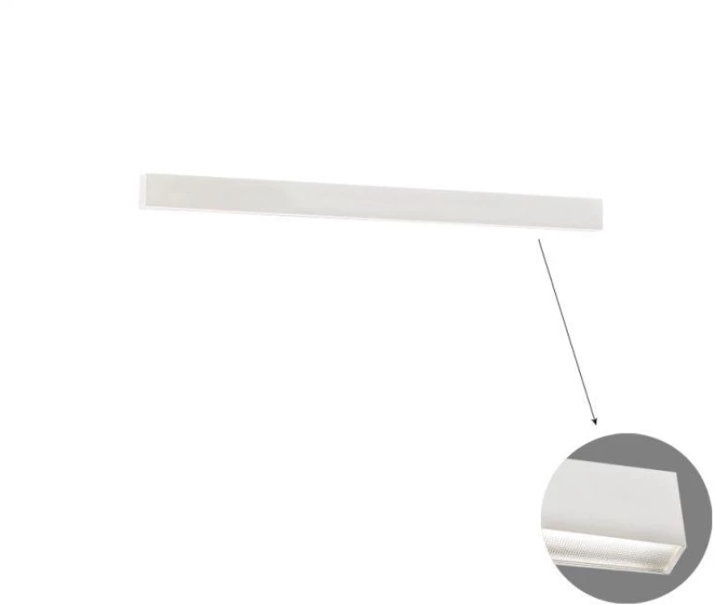 Viokef 3916-01058-4-W-M-D4 Γραμμικό Οροφής L580 4000K Λευκό Microprismatic Dim. Ciba