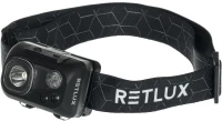 Επαναφορτιζόμενος Φακός Κεφαλής Retlux RPL 57 200 Lumens IP 67 Απόσταση Δέσμης: 200m 1200mAh