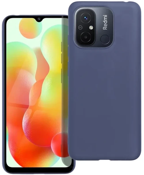 TechWave Matt case for Xiaomi Redmi 12C navy blue