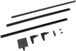 Lucide TRACK Starter set - 1-circuit Track lighting system - 2 meters - Black - 09950/00/30