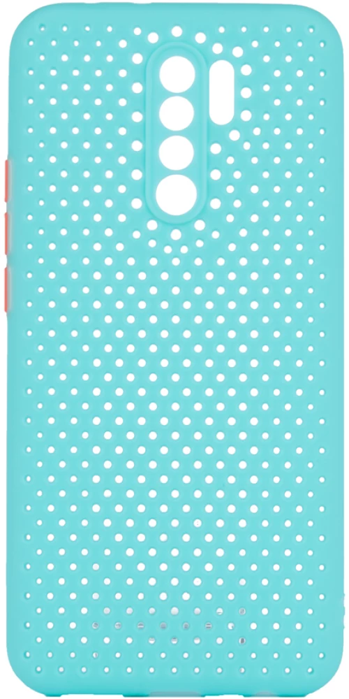 TechWave C Thru case for Xiaomi Redmi 9 turquoise / orange