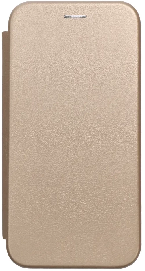 TechWave Curved Book case for Samsung Galaxy A55 gold