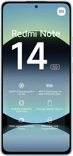 Xiaomi Redmi Note 14 5G (8GB/256GB) Colar Green