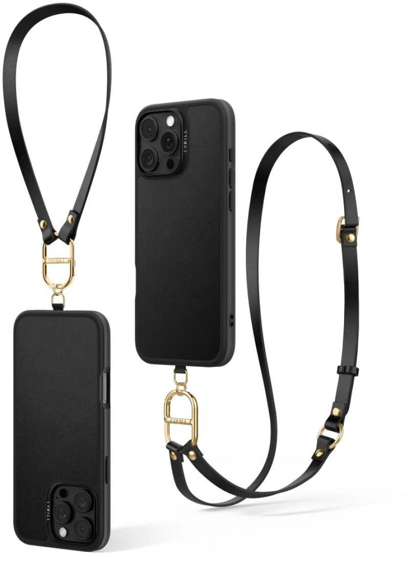 Spigen Θήκη με Λουράκι Cyrill Kajuk Classic Charm Mag MagSafe iPhone 16 Pro Black
