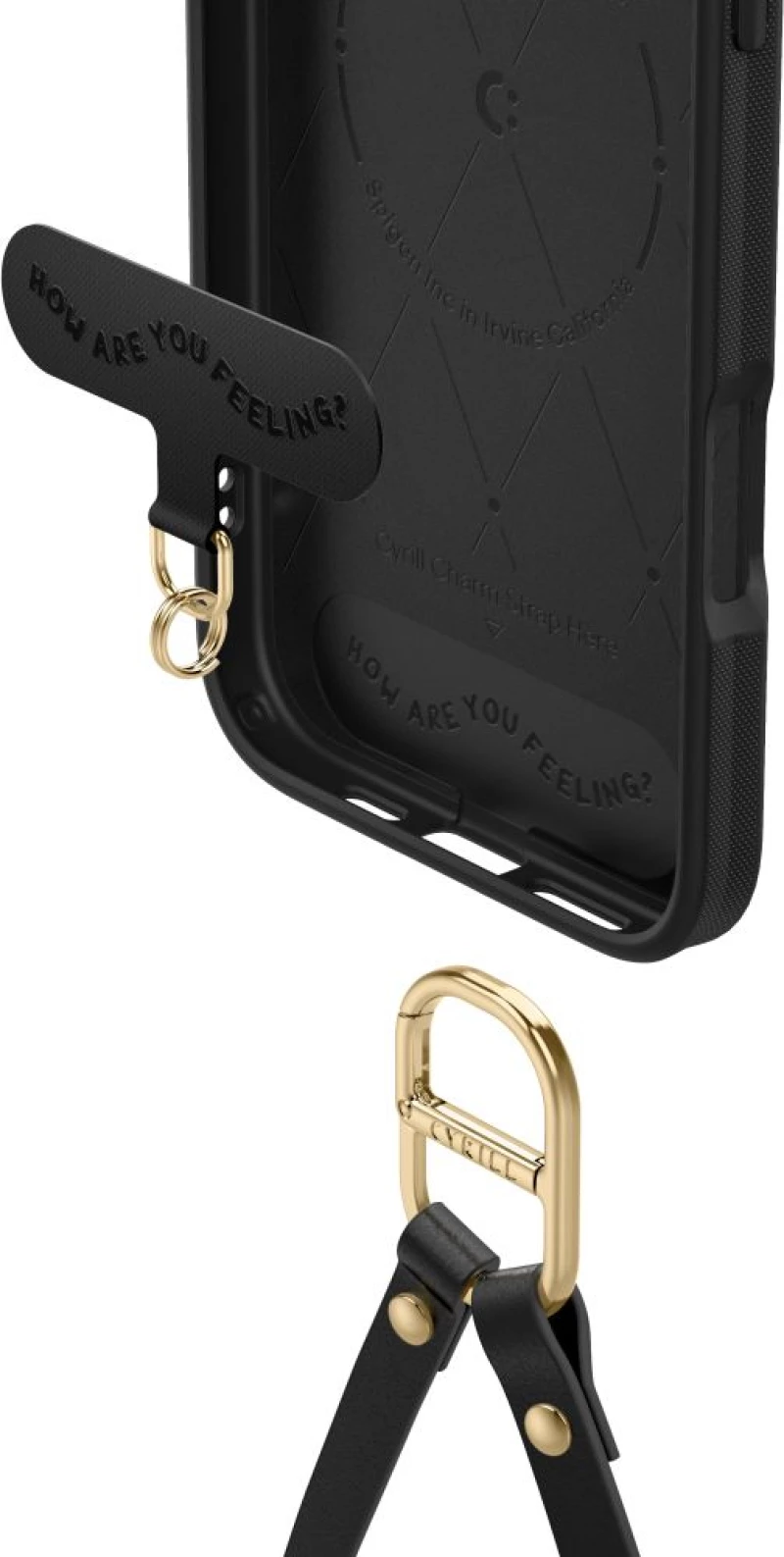 Spigen Θήκη με Λουράκι Cyrill Kajuk Classic Charm Mag MagSafe iPhone 16 Pro Black