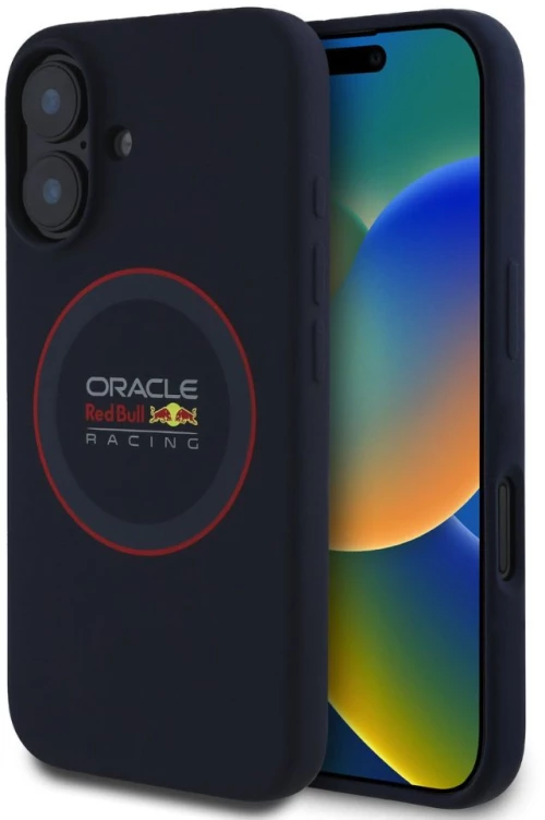 Red Bull Θήκη Silicone Red Ring MagSafe iPhone 16 Navy