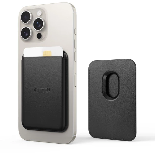 Tech-Protect MagSafe Μαγνητικό Πορτοφόλι για Κάρτες MagWallet Magnetic Card Holder Black