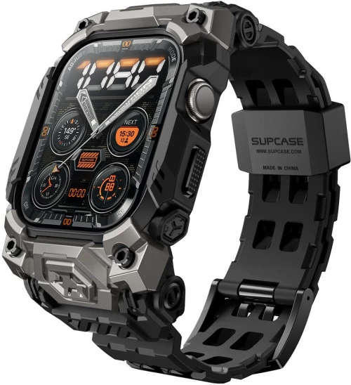 Supcase Θήκη - Λουράκι UB Ore για Apple Watch 10 (46 mm) Black