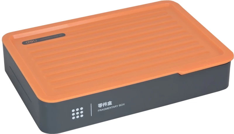 DELI εργαλειοθήκη H1001-B, 5 θέσεων, πλαστική, 30x20.5x5.5cm, γκρι