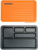 DELI εργαλειοθήκη H1001-B, 5 θέσεων, πλαστική, 30x20.5x5.5cm, γκρι