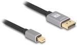 DELOCK καλώδιο mini DisplayPort σε DisplayPort 81092, 8K/60Hz, 32.4 Gbps, 2m, μαύρο