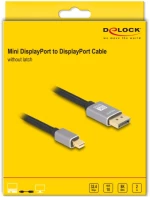 DELOCK καλώδιο mini DisplayPort σε DisplayPort 81092, 8K/60Hz, 32.4 Gbps, 2m, μαύρο