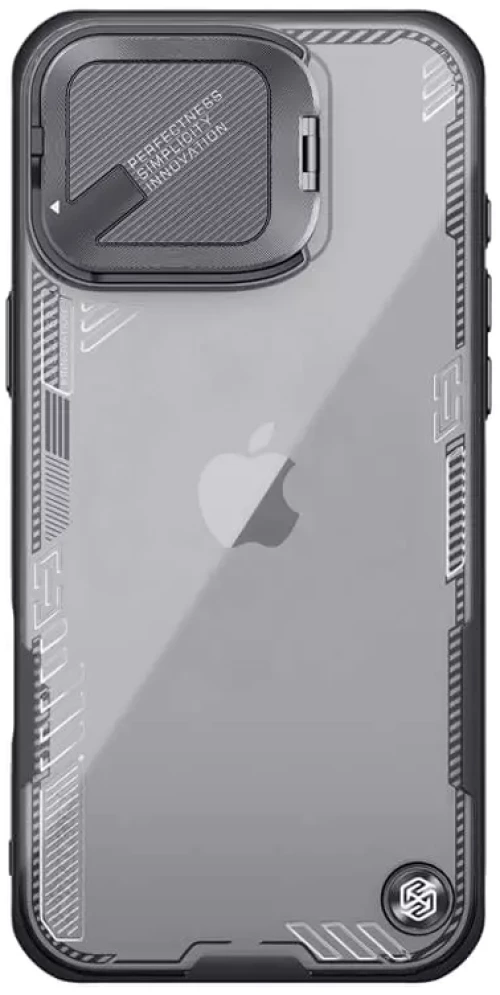 NILLKIN θήκη Iceblade Prop για iPhone 16 Pro, διάφανη-μαύρη