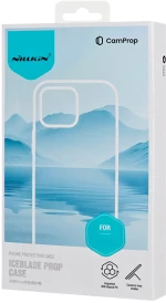 NILLKIN θήκη Iceblade Prop για iPhone 16 Pro, διάφανη-μαύρη