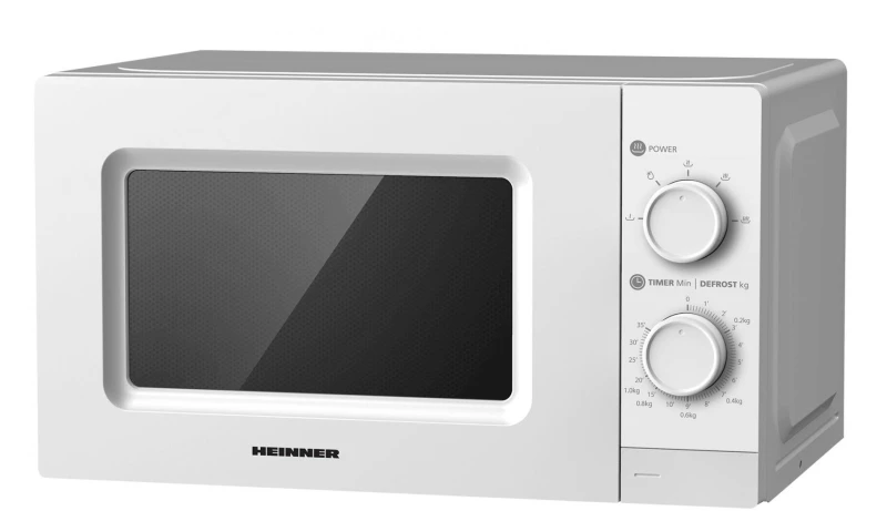 Heinner HMW-MD20MWH Φούρνος μικροκυμάτων 700W 20lt, Λευκός
