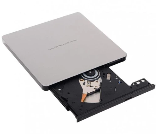 Hitachi-LG GP60NS60 Data Storage Εξωτερικός Οδηγός Εγγραφής/Ανάγνωσης DVD/CD για Laptop / Desktop Ασημί