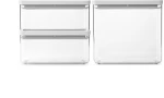 Brabantia 1008882 Σετ κουτιών αποθήκευσης προϊόντων Tasty+ Stackable 2x1.5L+1x3.5L Light Grey