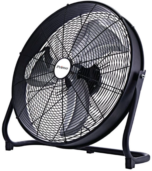 Ανεμιστήρας Δαπέδου PRFF-80457 Primo 18'' 45εκ. Βιομηχανικός 120W Μαύρος