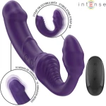 INTENSE - JILL DOUBLE VIBRATOR 20 CM PURPLE REMOTE CONTROL - ( Κωδικός Προϊόντος : D-241956 )