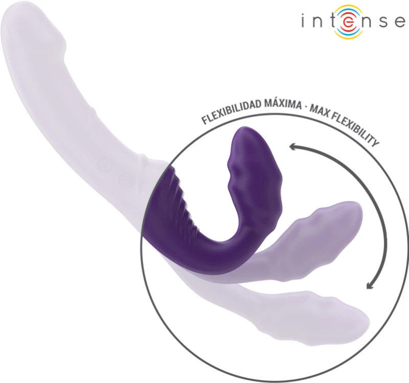 INTENSE - JILL DOUBLE VIBRATOR 20 CM PURPLE REMOTE CONTROL - ( Κωδικός Προϊόντος : D-241956 )