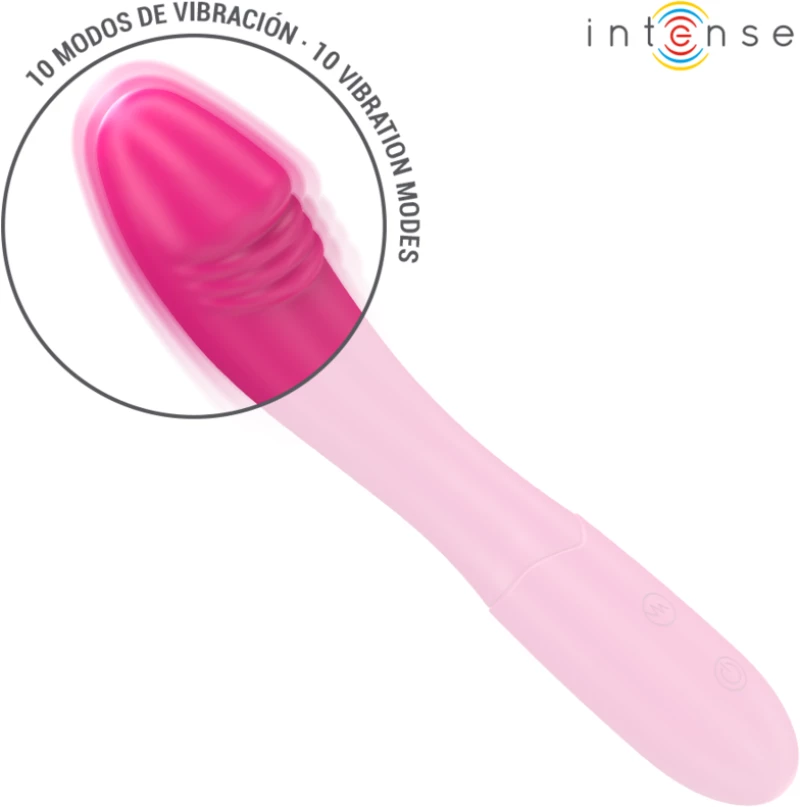 INTENSE - BELINDA VIBRATOR 19 CM FLEXIBLE 10 VIBRATIONS - ( Κωδικός Προϊόντος : D-242073 )
