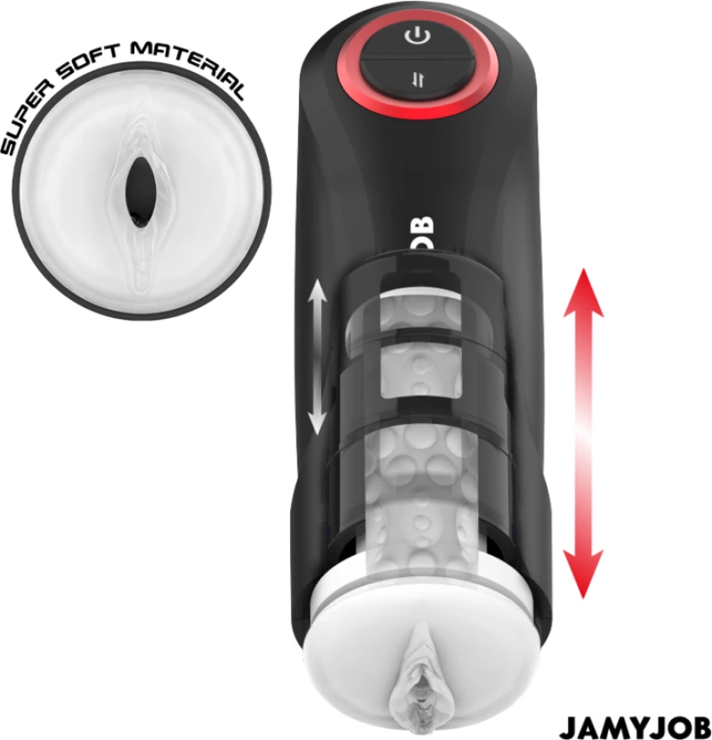 JAMYJOB - GRAVITY AUTOMATIC VAGINA MASTURBATOR 5 SUCTION MODES - ( Κωδικός Προϊόντος : D-241552 )