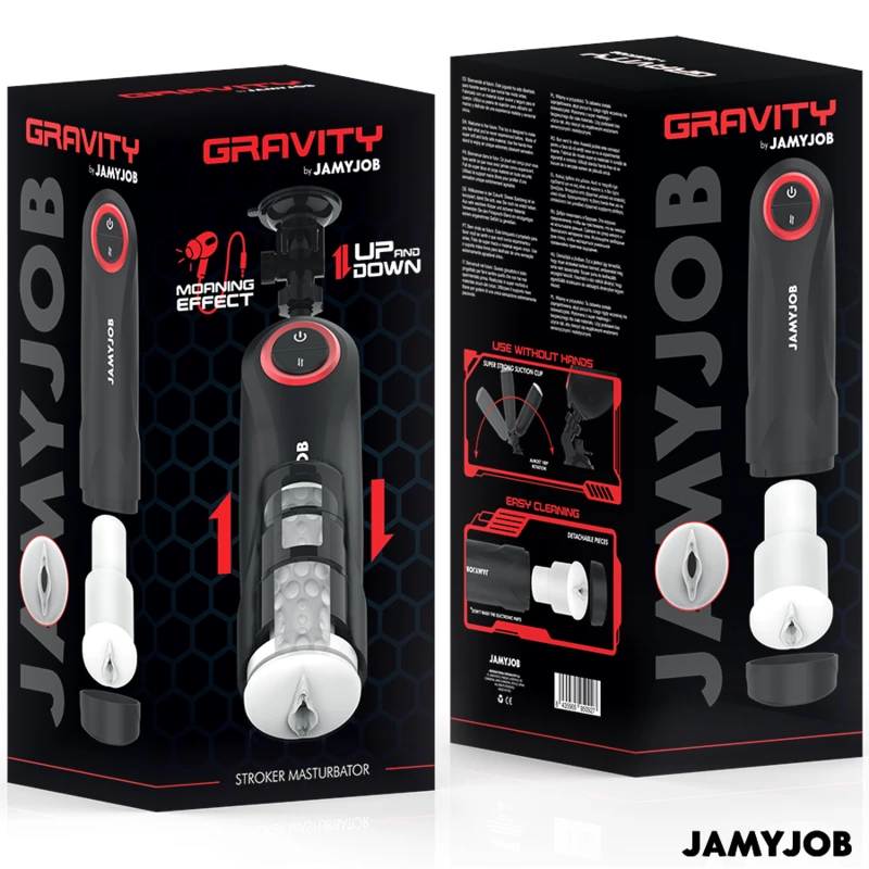 JAMYJOB - GRAVITY AUTOMATIC VAGINA MASTURBATOR 5 SUCTION MODES - ( Κωδικός Προϊόντος : D-241552 )