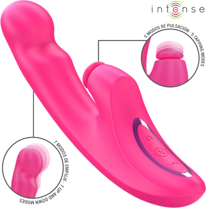 INTENSE - EMI VIBRATOR 13.5 CM MULTIFUNCTION 3 IN 1 10 VIBRATIONS - ( Κωδικός Προϊόντος : D-242075 )