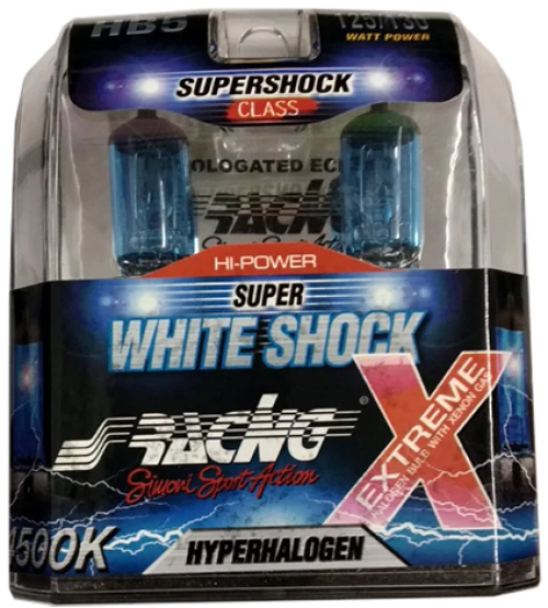 HB5 12V/65-55W 125/130" 4.500K SUPER WHITE SHOCK X