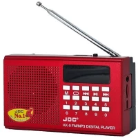 Επαναφορτιζόμενο ραδιόφωνο - JOC-KK9 - 370175 - Red