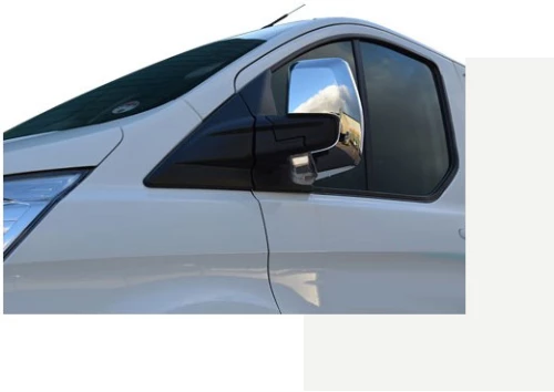 ΚΑΠΑΚΙΑ ΚΑΘΡΕΠΤΩΝ ΓΙΑ FORD TRANSIT TOURNEO / CUSTOM VAN 2013+ ΧΡΩΜΙΟΥ 2 ΤΕΜ. ΠΛΑΣΤΙΚΑ