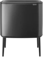 Brabantia 1008855 Κάδος απορριμμάτων Bo Touch 11+23L, Confident Grey