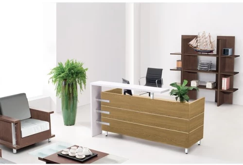 Reception project sonoma λευκό 180x75x110cm