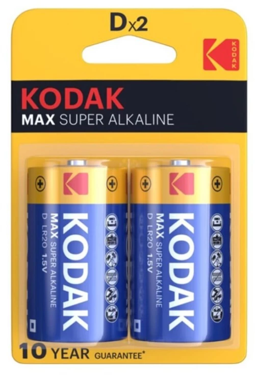 Kodak Xtralife Αλκαλικές Μπαταρίες D 1.5V 2τμχ - ( Κωδικός Προϊόντος : D-231874 )