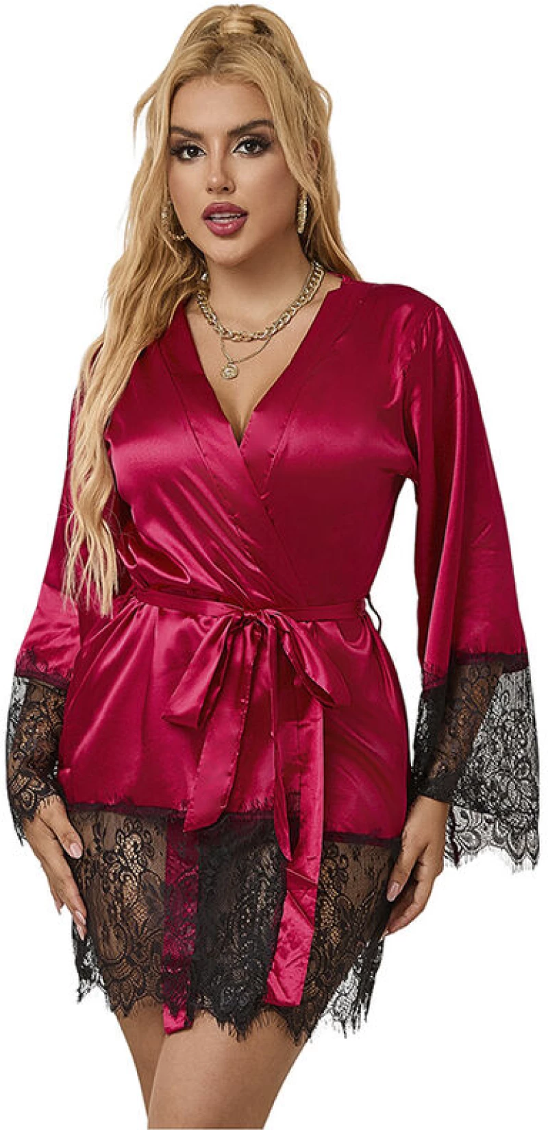 SUBBLIME - 953829 ELEGANT LACE PAJAMAS + THONG - ( Κωδικός Προϊόντος : D-242155 )