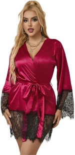 SUBBLIME - 953829 ELEGANT LACE PAJAMAS + THONG - ( Κωδικός Προϊόντος : D-242155 )