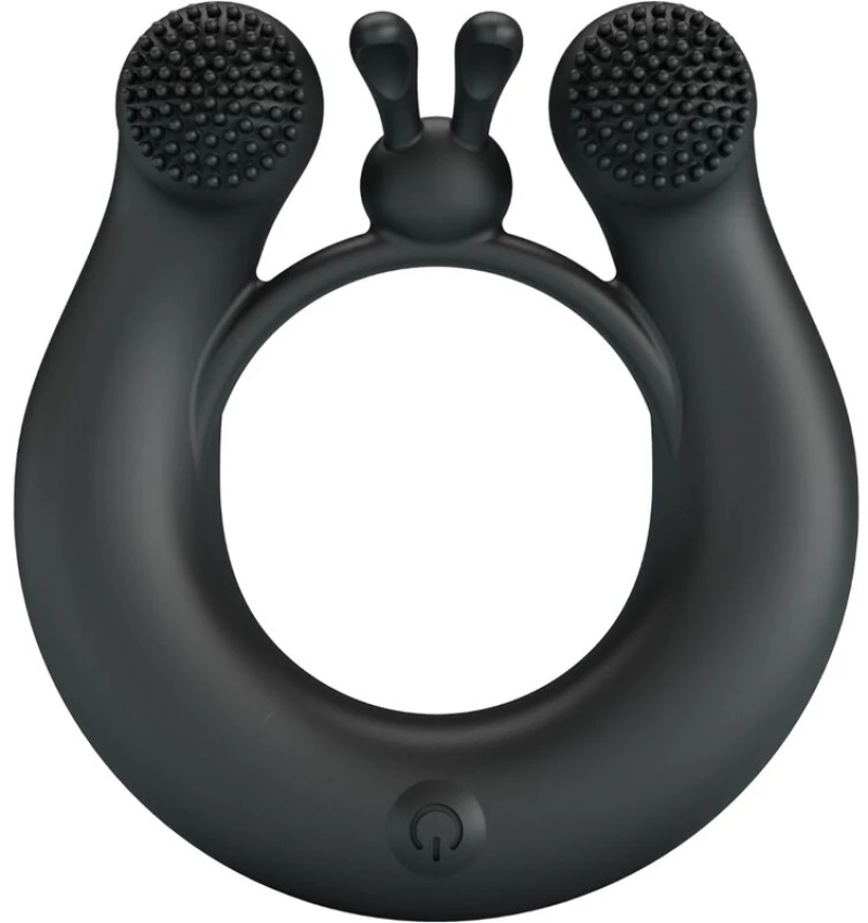 PRETTY LOVE - DAHLIA VIBRATING RING + CLITORIS STIMULATOR 12 VIBRATIONS - ( Κωδικός Προϊόντος : D-242467 )