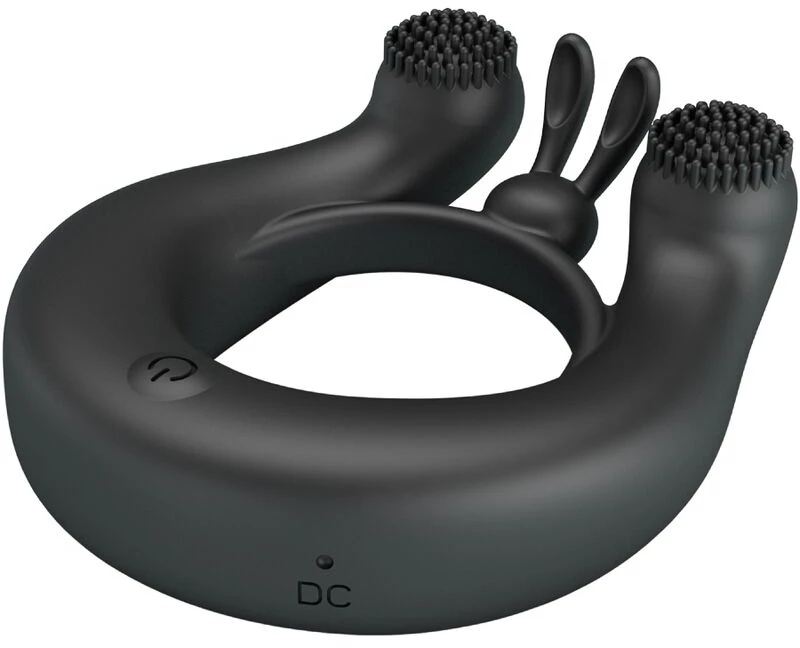 PRETTY LOVE - DAHLIA VIBRATING RING + CLITORIS STIMULATOR 12 VIBRATIONS - ( Κωδικός Προϊόντος : D-242467 )