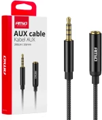 ΚΑΛΩΔΙΟ ΣΥΝΔΕΣΗΣ AUX MINI JACK ΑΠΟ ΑΡΣΕΝΙΚΟ 3.5mm ΣΕ ΘΗΛΥΚΟ 3.5mm 2m AMIO - 1 Τεμ.