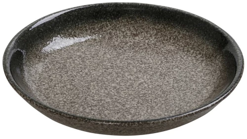 Kenya πιάτο ρηχό γκρι σετ δύο τεμαχίων 26x5 εκ