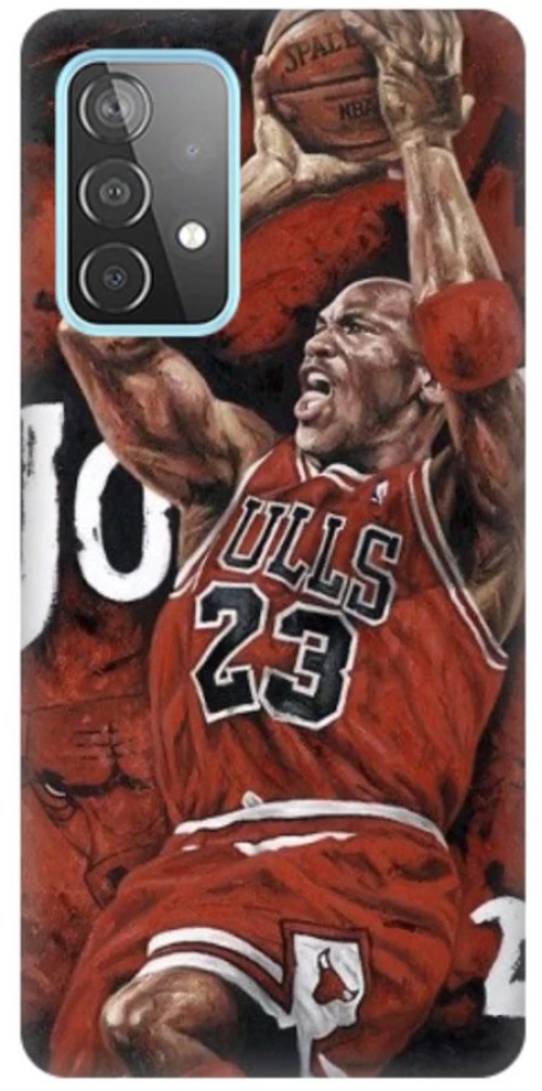 Jordan Silicone case Θήκη για Samsung Galaxy A53 5G red