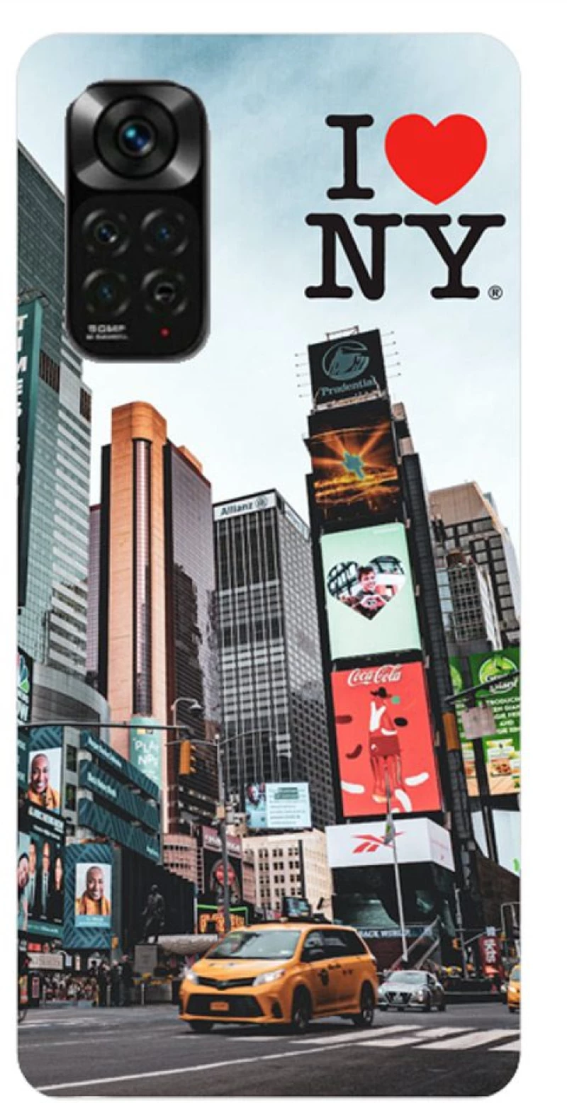 I Love New York Silicone case Θήκη για Xiaomi Redmi Note 11/11S 4G