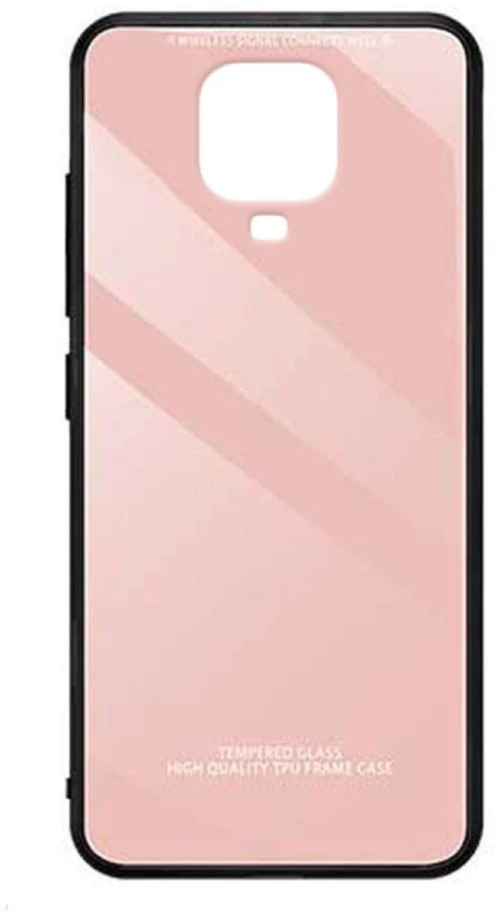 GLASS Case Θήκη για Xiaomi Redmi Note 9s/ 9 Pro pink
