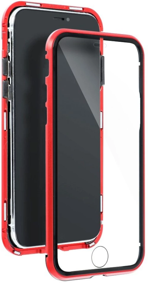 Magneto 360 case Full Body Θήκη για Iphone 12 / 12 PRO red